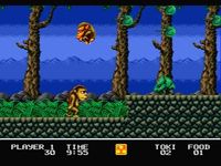 une photo d'Ã©cran de Toki - Going Ape Spit sur Sega Megadrive